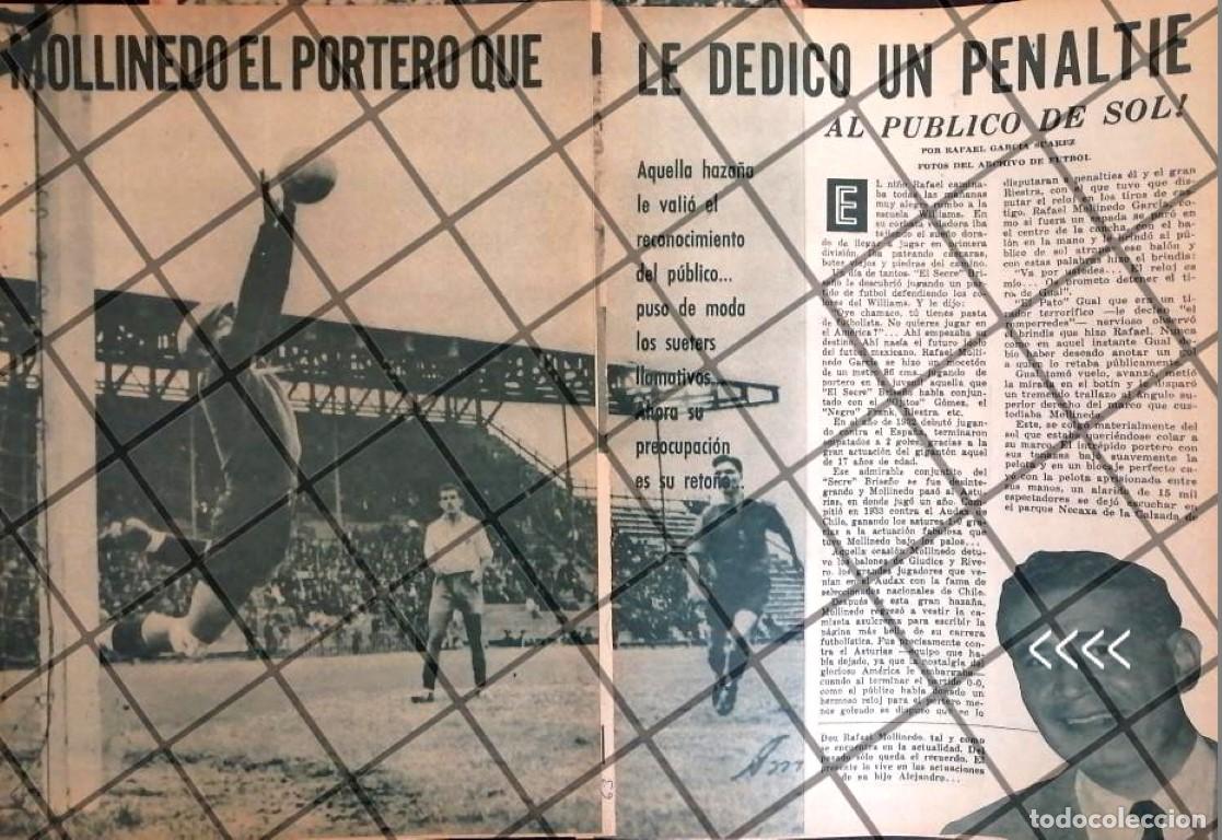 Sammeln von Plakaten: AFICHE RETRO FUTBOLISTA RAFAEL MOLLINEDO GARCIA 1963