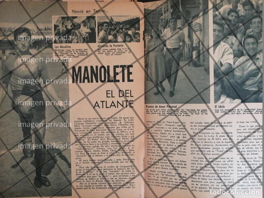 Sammeln von Plakaten: AFICHE RETRO FUTBOLISTA BERNARDO HERNANDEZ VILLASE&Ntilde;OR 1963