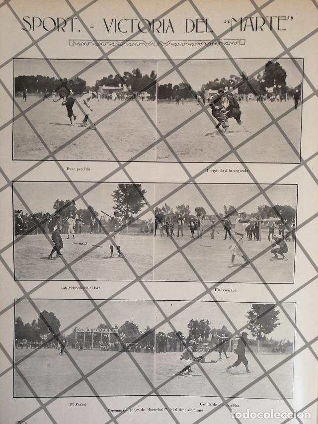 Sammeln von Plakaten: AFICHE ANTIGUO BEISBOL. CLUB MARTE VS CLUB VICTORIA 1911