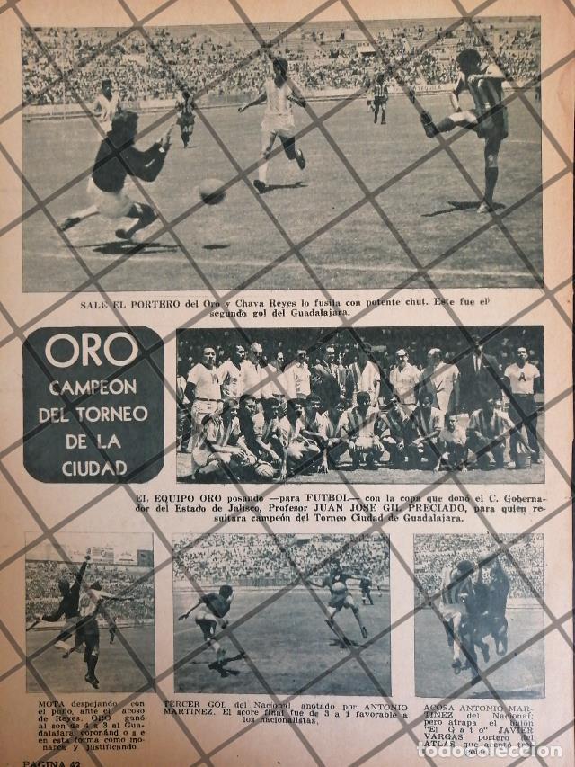 Sammeln von Plakaten: AFICHE RETRO CLUB ORO DE JALISCO, CAMPEON 1963. FUTBOL