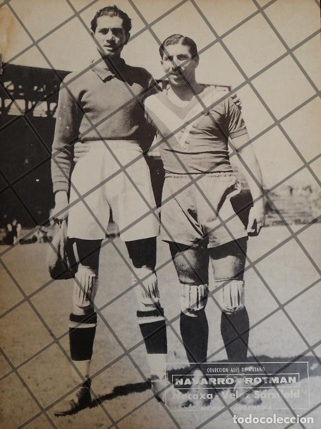 Sammeln von Plakaten: AFICHE RETRO FUTBOLISTA. ROGELIO G. NAVARRO 1963