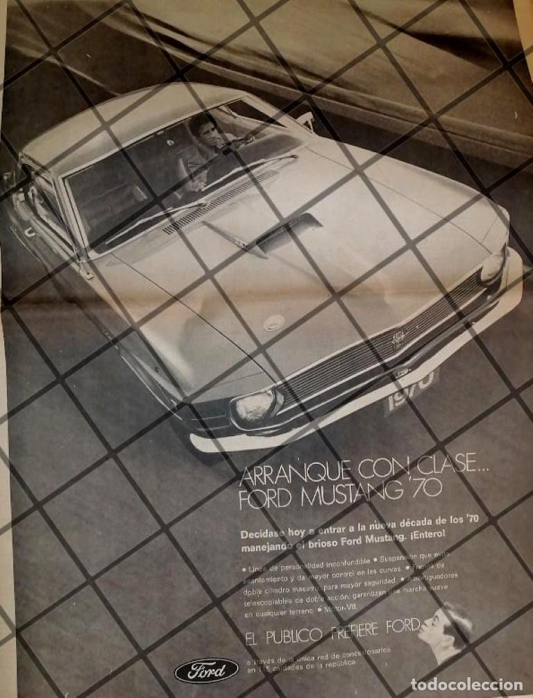 Sammeln von Plakaten: CARTEL RETRO AUTOS FORD MUSTANG 1970 T. POSTER 1969