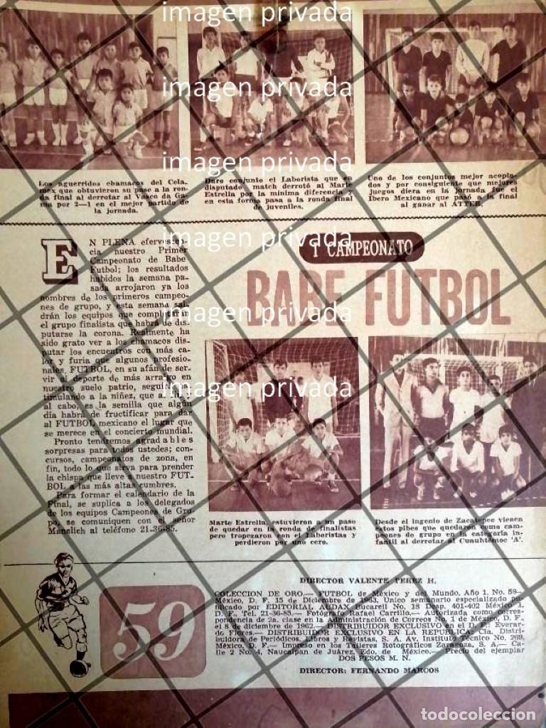Coleccionismo de carteles: AFICHE RETRO CAMPEONATO BABE FUTBOL 1963 /RARO 3