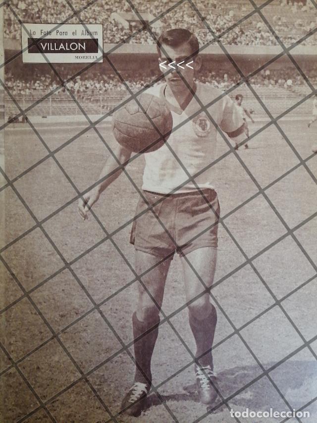 Coleccionismo de carteles: AFICHE RETRO FUTBOLISTA ANTONIO VILLALON 1963