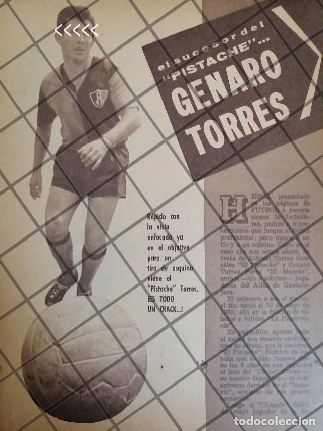 Coleccionismo de carteles: AFICHE RETRO FUTBOLISTA. GENARO TORRES 1963