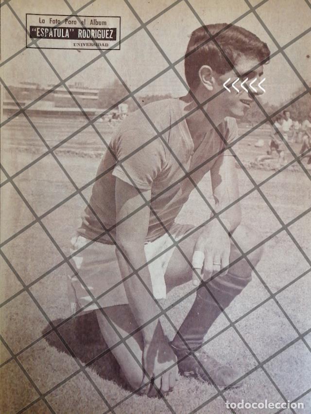 Coleccionismo de carteles: AFICHE RETRO FUTBOLISTA. ESPATULA RODRIGUEZ 1963