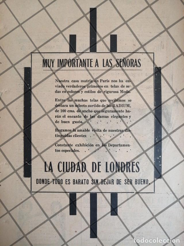 Coleccionismo de carteles: PUBLICIDAD RETRO TIENDA LA CIUDAD DE LONDRES 1920 /14