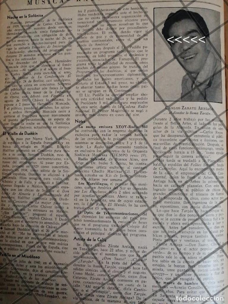 Coleccionismo de carteles: AFICHE RETRO ACTOR. CARLOS ZARATE ARRIAGA 1942