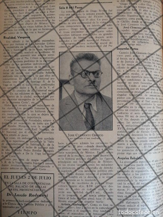 Coleccionismo de carteles: AFICHE RETRO JOSE CLEMENTE OROZCO 1942