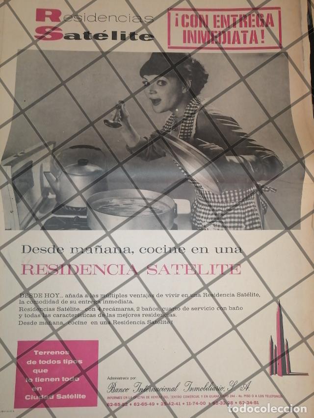 Poster collecting: PUBLICIDAD RETRO COLONIA SATELITE D.F. 1969 T. POSTER
