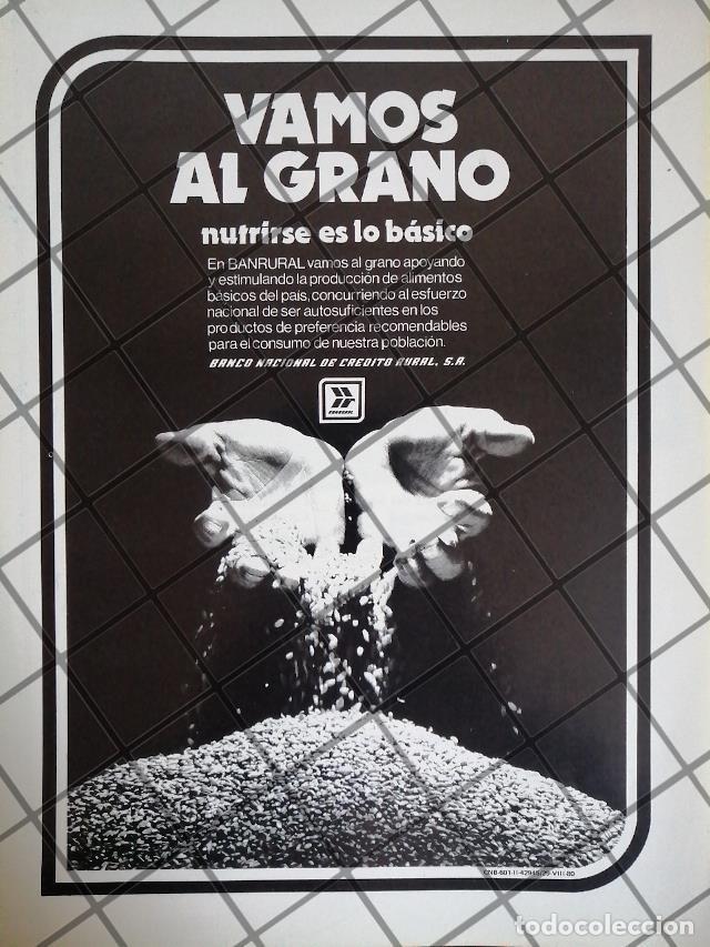 Poster collecting: PUBLICIDAD RETRO BANCO NACIONAL DE CREDITO RURAL 1980 175