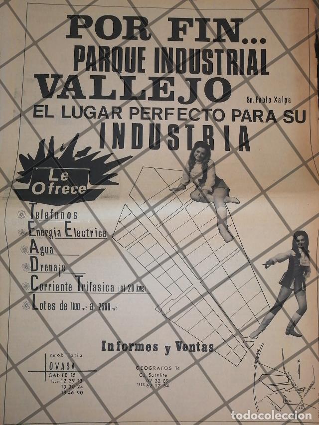 Poster collecting: PUBLICIDAD RETRO COLONIA INDUSTRIAL VALLEJO D.F 69 T. POSTER