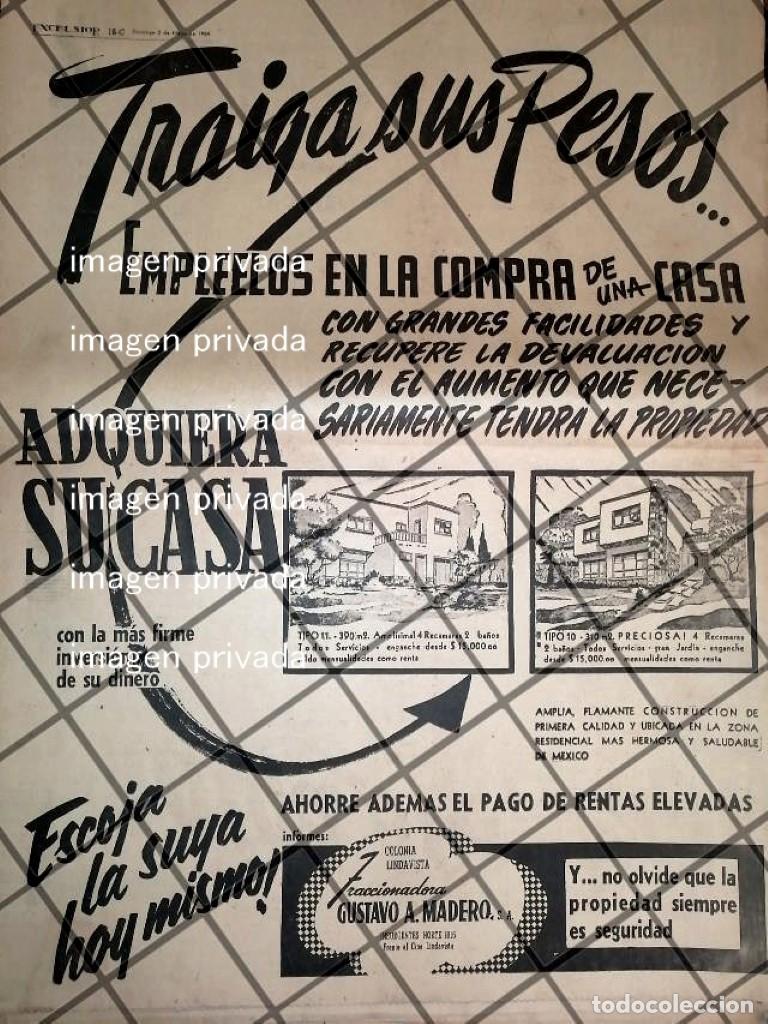 Poster collecting: PUBLICIDAD RETRO COLONIA LINDA VISTA D.F. 1954 T. POSTER