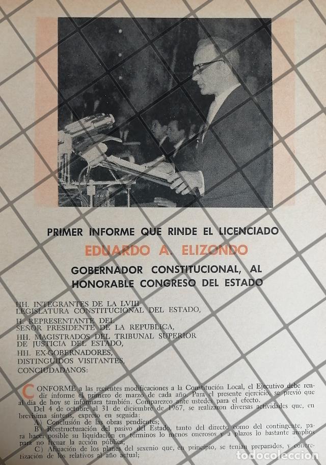 Poster collecting: AFICHES RETRO 1ER INFORME. EDUARDO ELIZONDO LOZANO 1969
