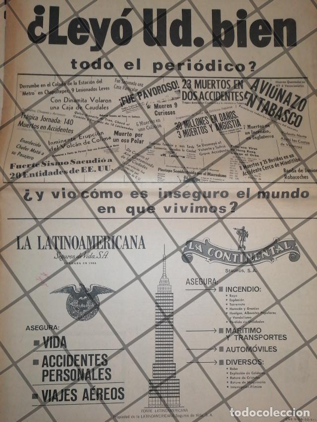 Poster collecting: PUBLICIDAD RETRO SEGUROS LA CONTINENTAL 1969 . T. POSTER