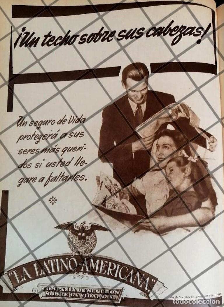 Poster collecting: CARTEL RETRO ASEGURADORA LA LATINO AMERICANA 1948 E28