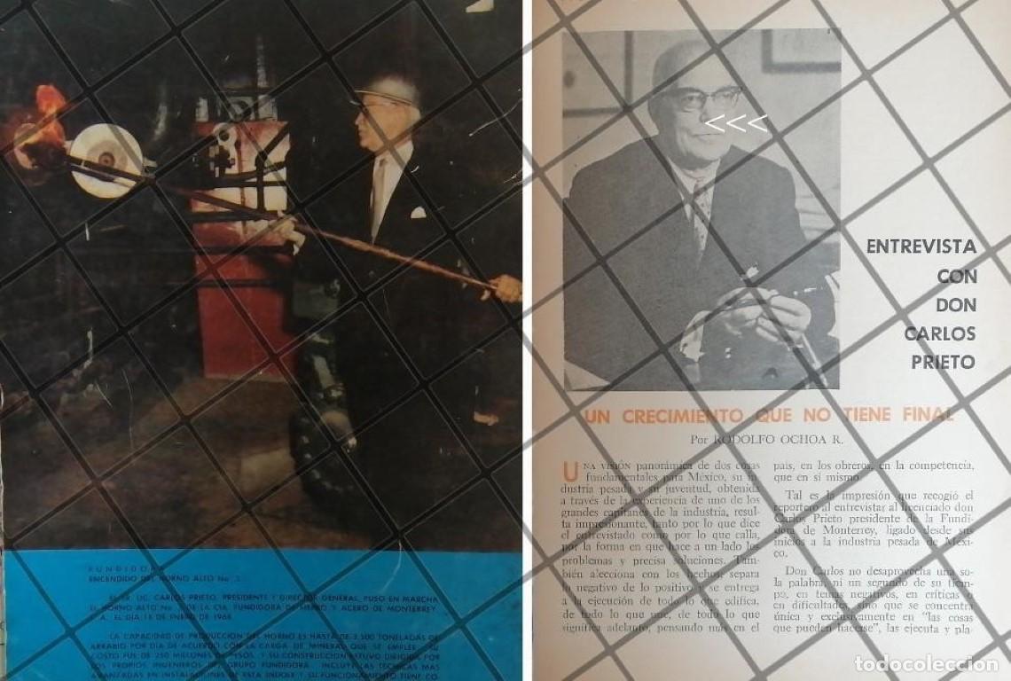 Poster collecting: AFICHES RETRO ENTREVISTA A GUILLERMO PRIETO 1969 FUNDIDORA M.