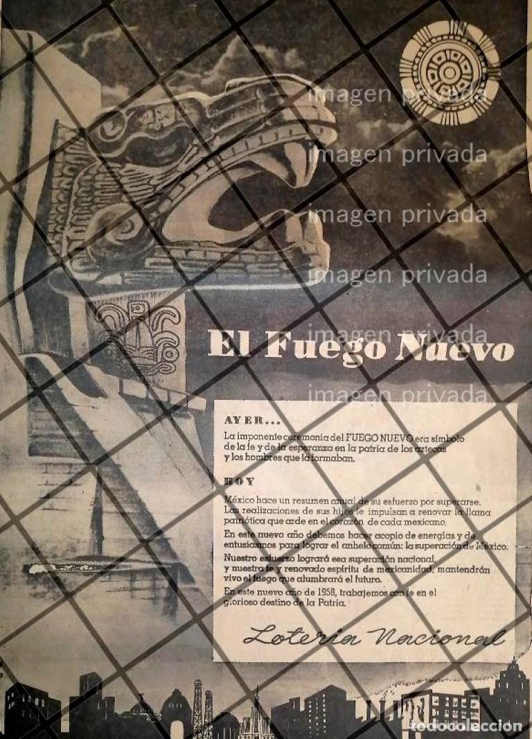 Poster collecting: CARTEL ANTIGUO LOTERIA NACIONAL 1958 T. POSTER