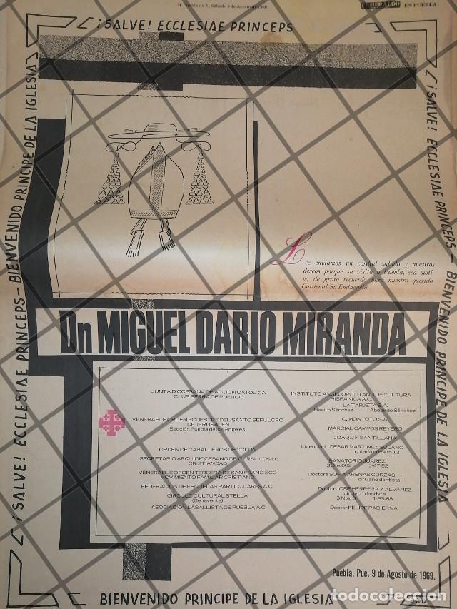 Poster collecting: CARTEL RETRO IGLESIA DE BIENVENIDA. MIGUEL DARIO MIRANDA 69