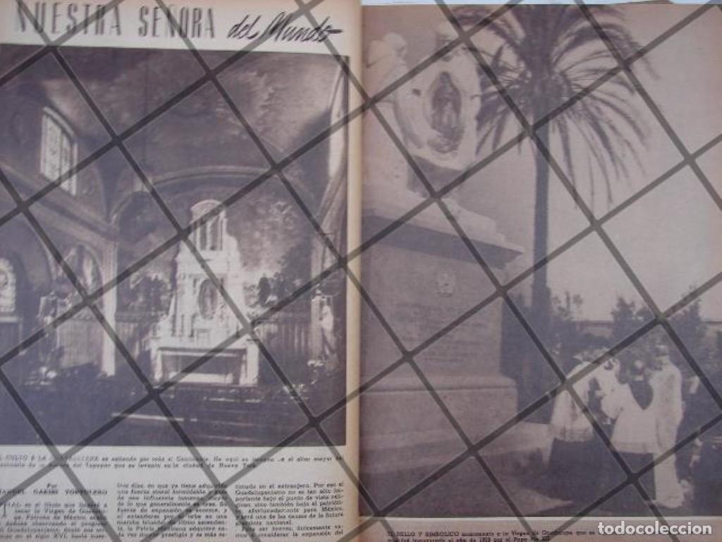 Poster collecting: AFICHE ANTIGUO LA VIRGEN DE GUADALUPE EN EL MUNDO 1944
