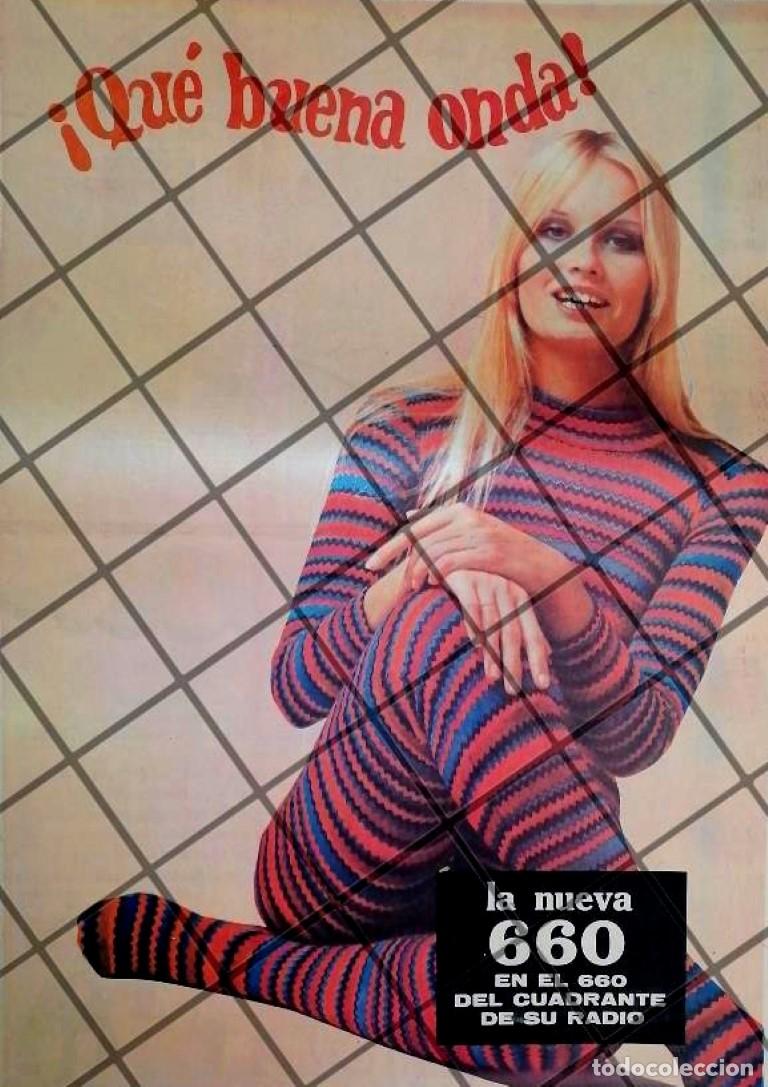 Colecionismo de cartazes: CARTEL DE PUBLICIDAD RADIO DIFUSORA HERPM 660 1969