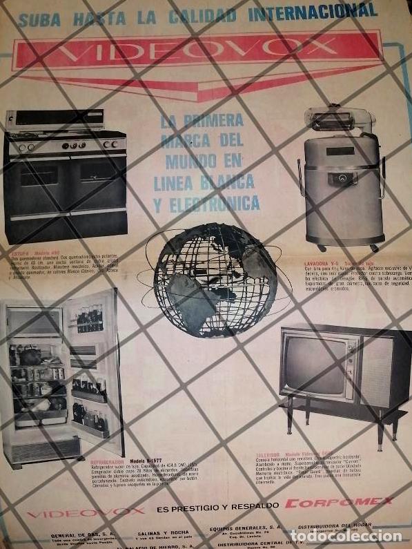Colecionismo de cartazes: PUBLICIDAD RETRO INICIA VIDEOVOX EN MEXICO 1969