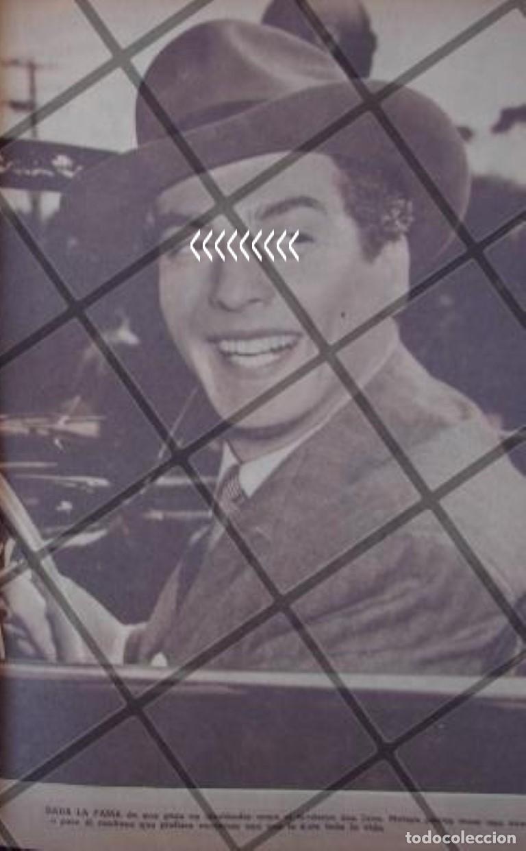 Colecionismo de cartazes: AFICHE RETRO EL ACTOR VICTOR MATURE 1944