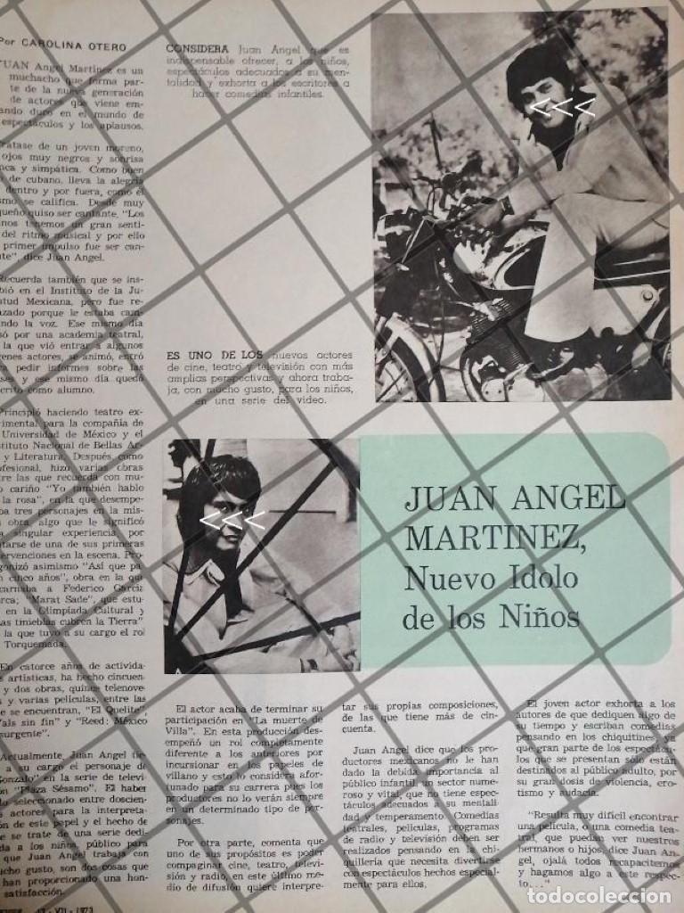 Colecionismo de cartazes: AFICHE ANTIGUO ACTOR. JUAN ANGEL MARTINEZ 1973