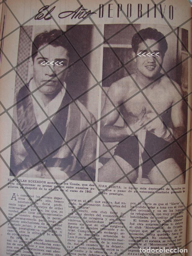 Colecionismo de cartazes: AFICHE RETRO BOXEADORES JOE CONDE Y JUAN ZURITA 1944