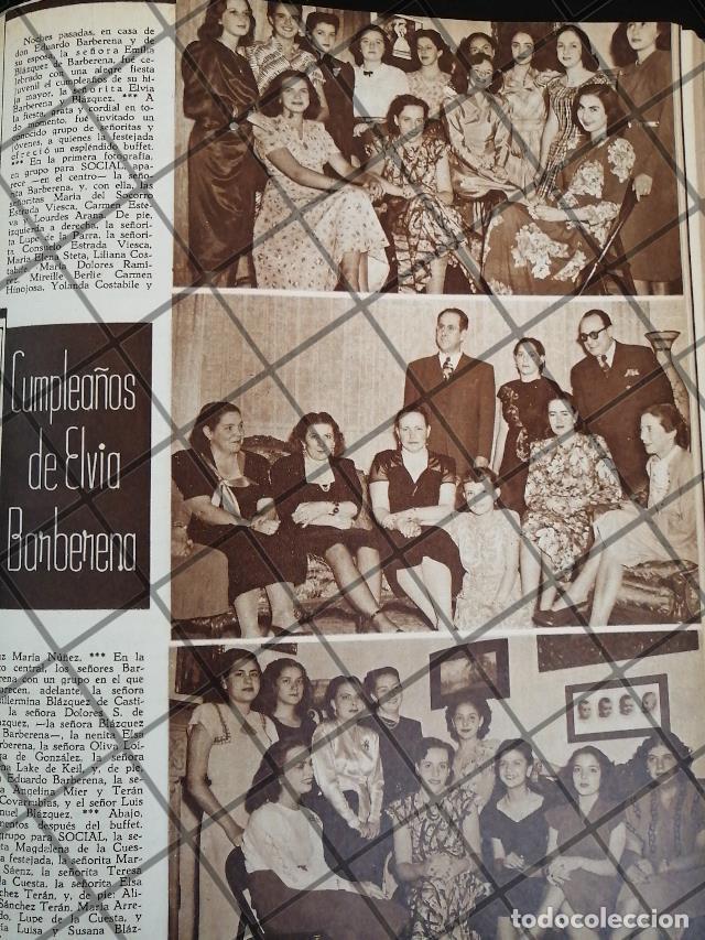 Colecionismo de cartazes: AFICHE ANTIGUO CUMPLEA&Ntilde;OS. ELVIA BARBERENA BLAZQUEZ 1948
