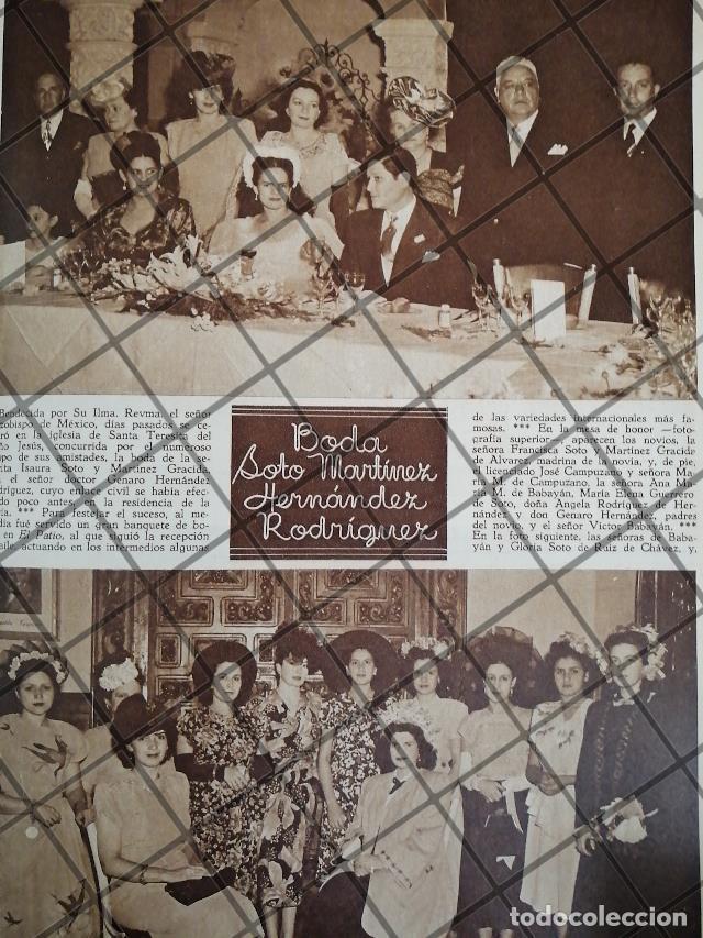 Colecionismo de cartazes: AFICHE ANTIGUO BODA. ISAURA SOTO MARTINEZ GRACIDA 1948