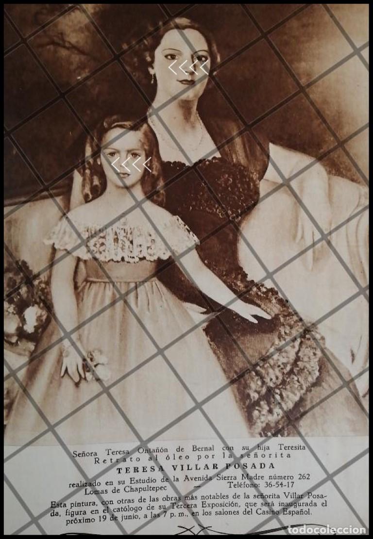 Sammeln von Plakaten: AFICHE ANTIGUO TERESA ONTA&Ntilde;ON DE BERNAL /POR: VILLAR POSADA