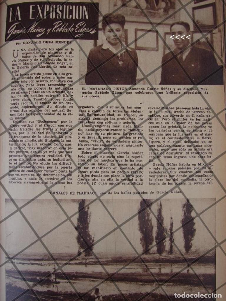 Sammeln von Plakaten: AFICHE RETRO EXPONE EL PINTOR ARMANDO GARCIA NU&Ntilde;EZ 1943
