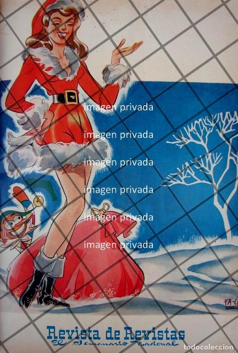 Sammeln von Plakaten: PORTADA ANTIGUA DE ANGEL ZAMARRIPA 1943 NAVIDAD