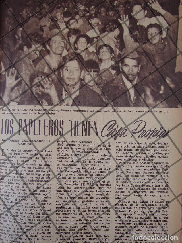 Sammeln von Plakaten: AFICHE RETRO INAUGURAN LA CASA DEL PAPELERO 1944