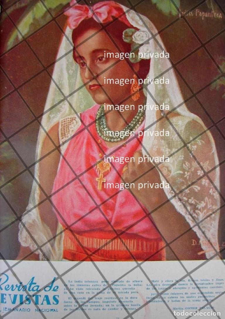 Sammeln von Plakaten: PORTADA ANTIGUA. INDIA TOTONACA, PAPANTLA /POR D. MARQUEZ