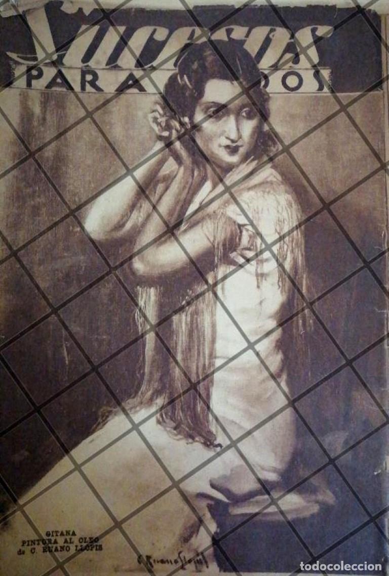 Sammeln von Plakaten: PORTADA ANTIGUA. DE CARLOS RUANO LLOPIS 1934 GITANA