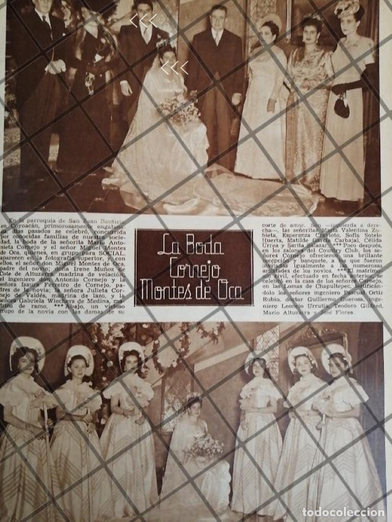 Sammeln von Plakaten: AFICHE ANTIGUO BODA. MONTES CORNEJO 1948