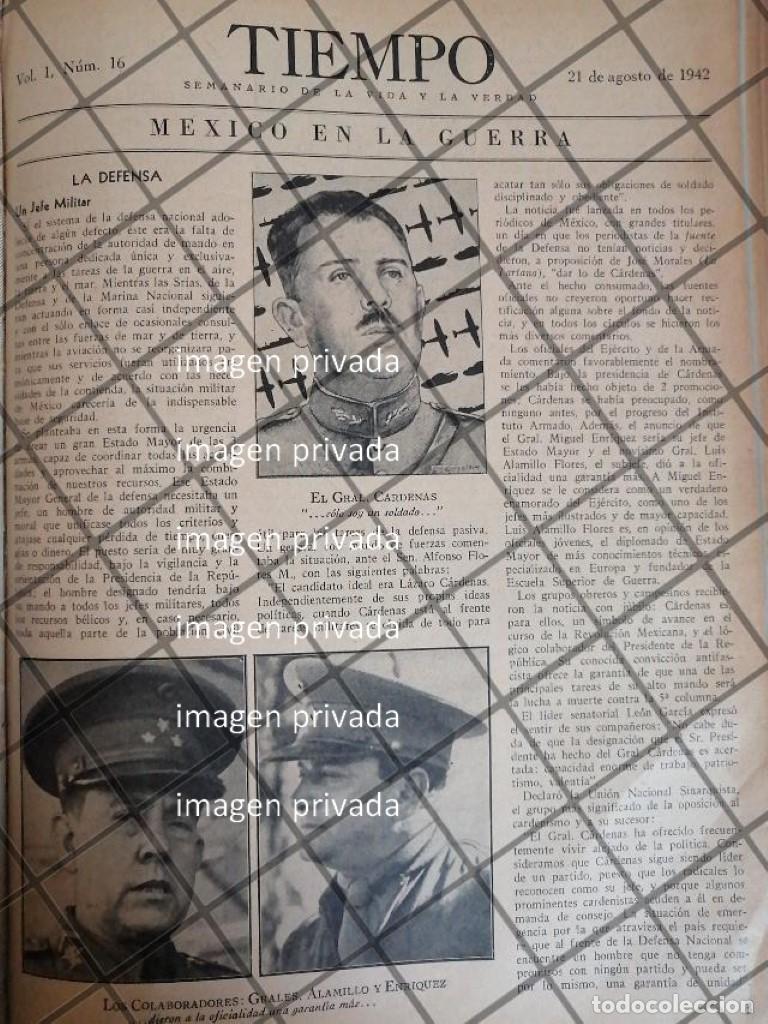 Sammeln von Plakaten: AFICHE RETRO LAZARO CARDENAS /Luis Alamillo Flores etc 1942