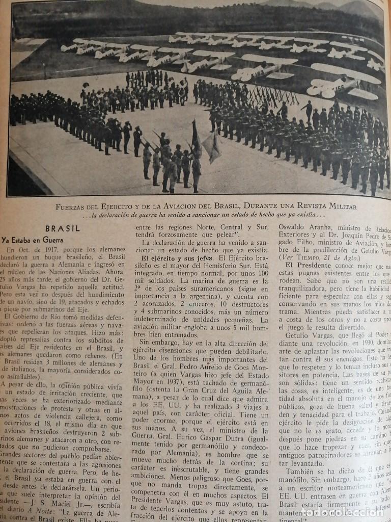 Sammeln von Plakaten: AFICHE RETRO BRASIL DECLARA LA GUERRA AL EJE AGO. 1942