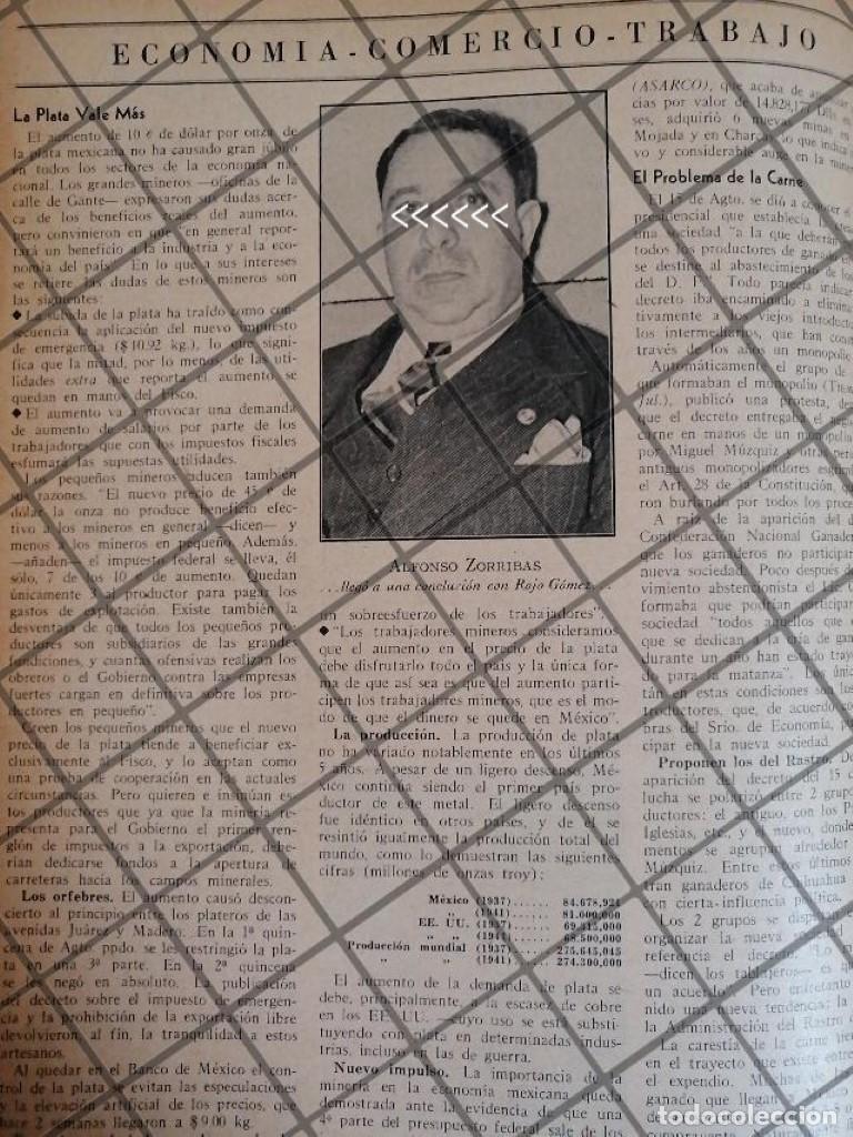 Sammeln von Plakaten: AFICHE RETRO ALFONSO ZORRIBAS Y LA PLATA MEXICANA 1942