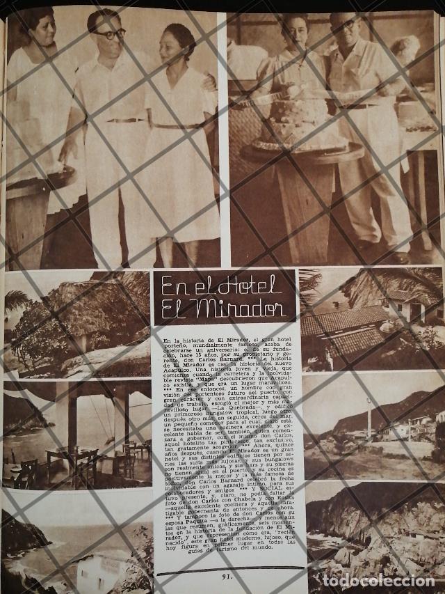 Sammeln von Plakaten: AFICHE ANTIGUO HOTEL EL MIRADOR ACAPULCO 1948 5