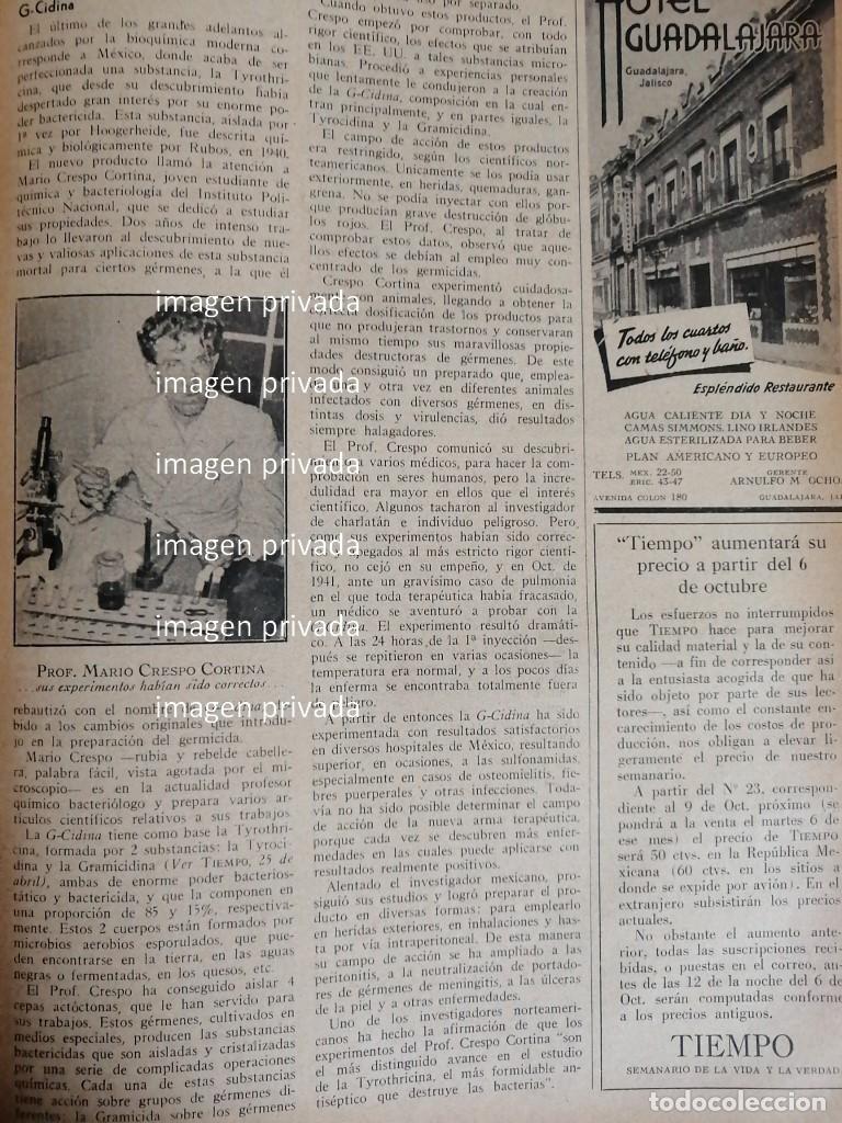 Sammeln von Plakaten: AFICHE RETRO DR. MARIO CRESPO CORTINA Y LA TIROTRICINA 1942