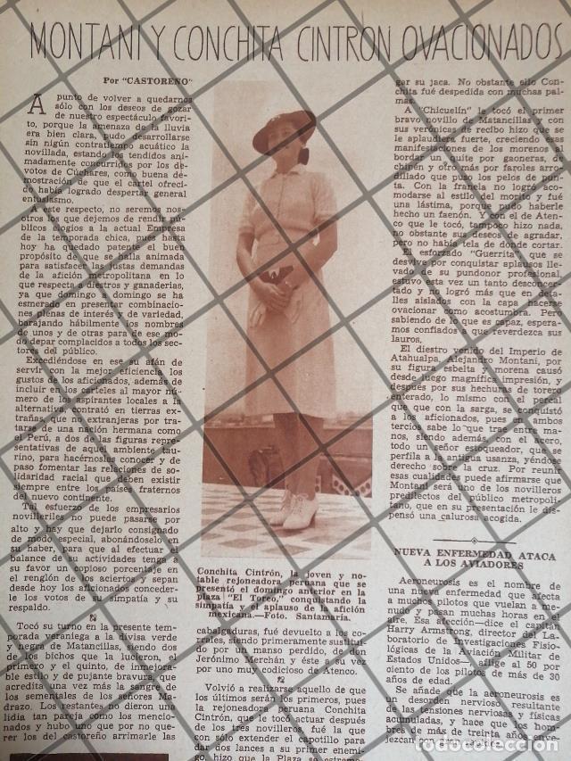 Sammeln von Plakaten: AFICHE RETRO CONCHITA CINTRON EN MEXICO 1937
