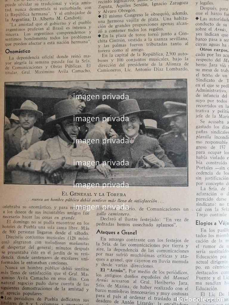 Sammeln von Plakaten: AFICHE RETRO. CONCHITA CINTRON Y MAXIMINO AVILA CAMACHO