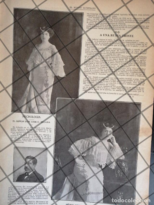 Sammeln von Plakaten: AFICHE ANTIGUO CANTANTE. ELENA MARIN 1906