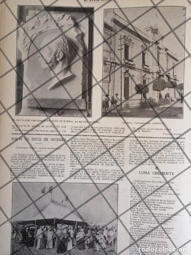 Sammeln von Plakaten: AFICHE ANTIGUO CERVECERIA TOLUCA Y OTROS 1906