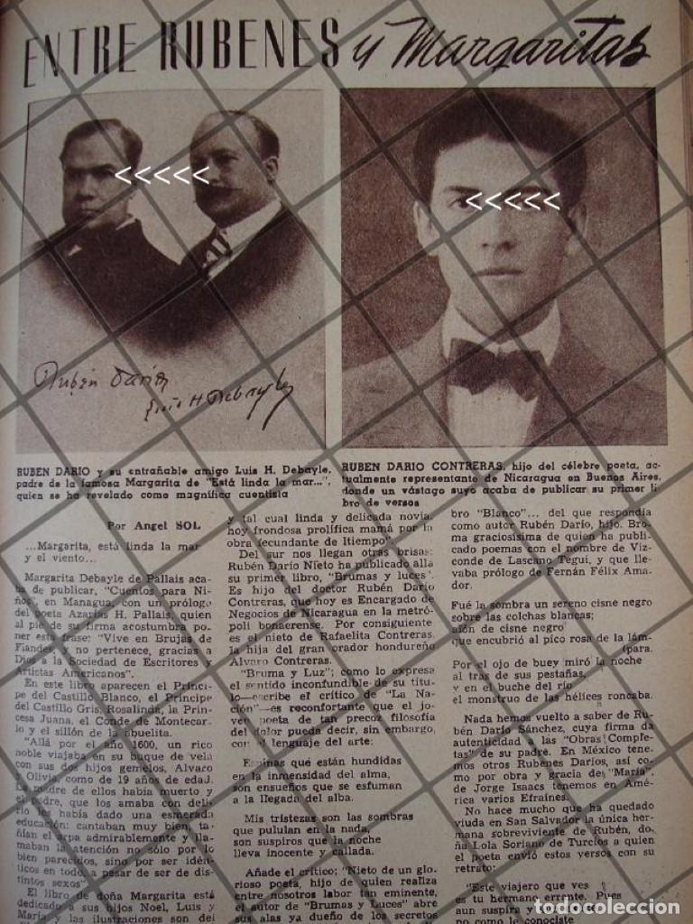 Sammeln von Plakaten: AFICHE ANTIGUO. RUBEN DARIO CONTRERAS 1944 Y PADRE