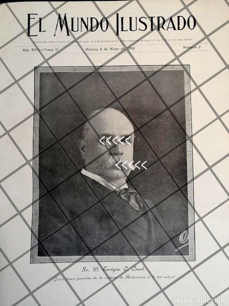 Sammeln von Plakaten: PORTADA ANTIGUA ENRIQUE CREEL CUILTY TOMA POSESION 1910