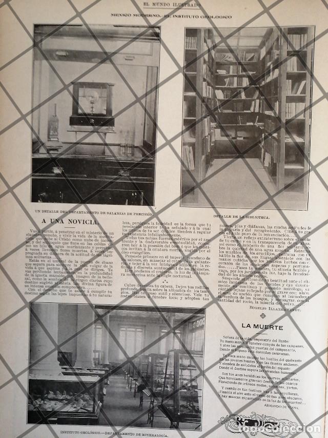 Sammeln von Plakaten: AFICHE ANTIGUO EL INSTITUTO GEOLOGICO 1906